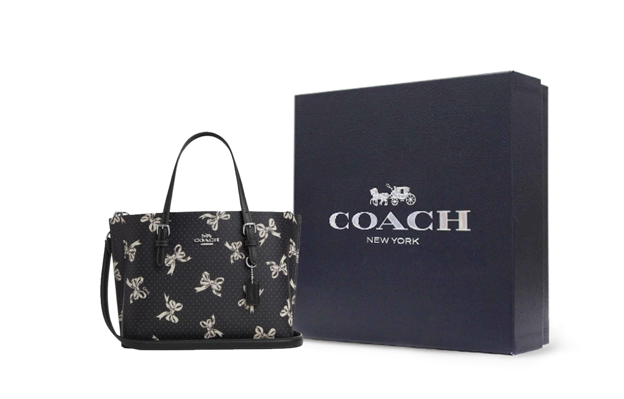 

COACH Сумка через плечо Mollie из искусственной кожи среднего размера черная