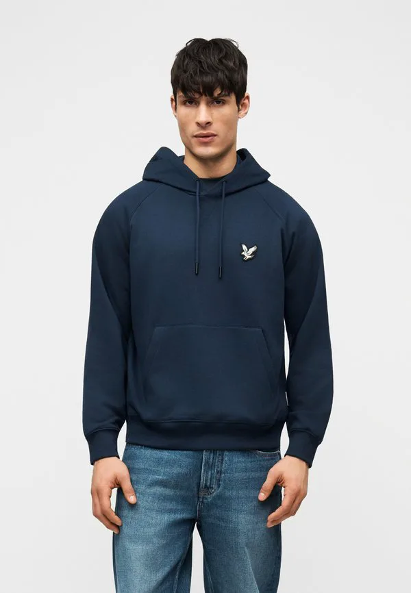 

Толстовка с нашивкой из шениле Lyle & Scott, Midnight Blue, Синий, Толстовка с нашивкой из шениле Lyle & Scott, Midnight Blue