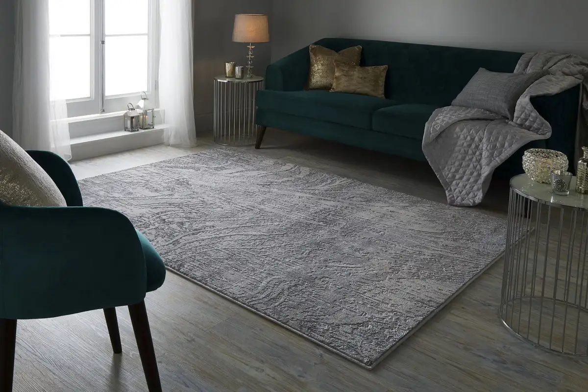 

FLAIR RUGS ковер "Arissa Abstract", прямоугольный 160х230 см, цвет silberfarben