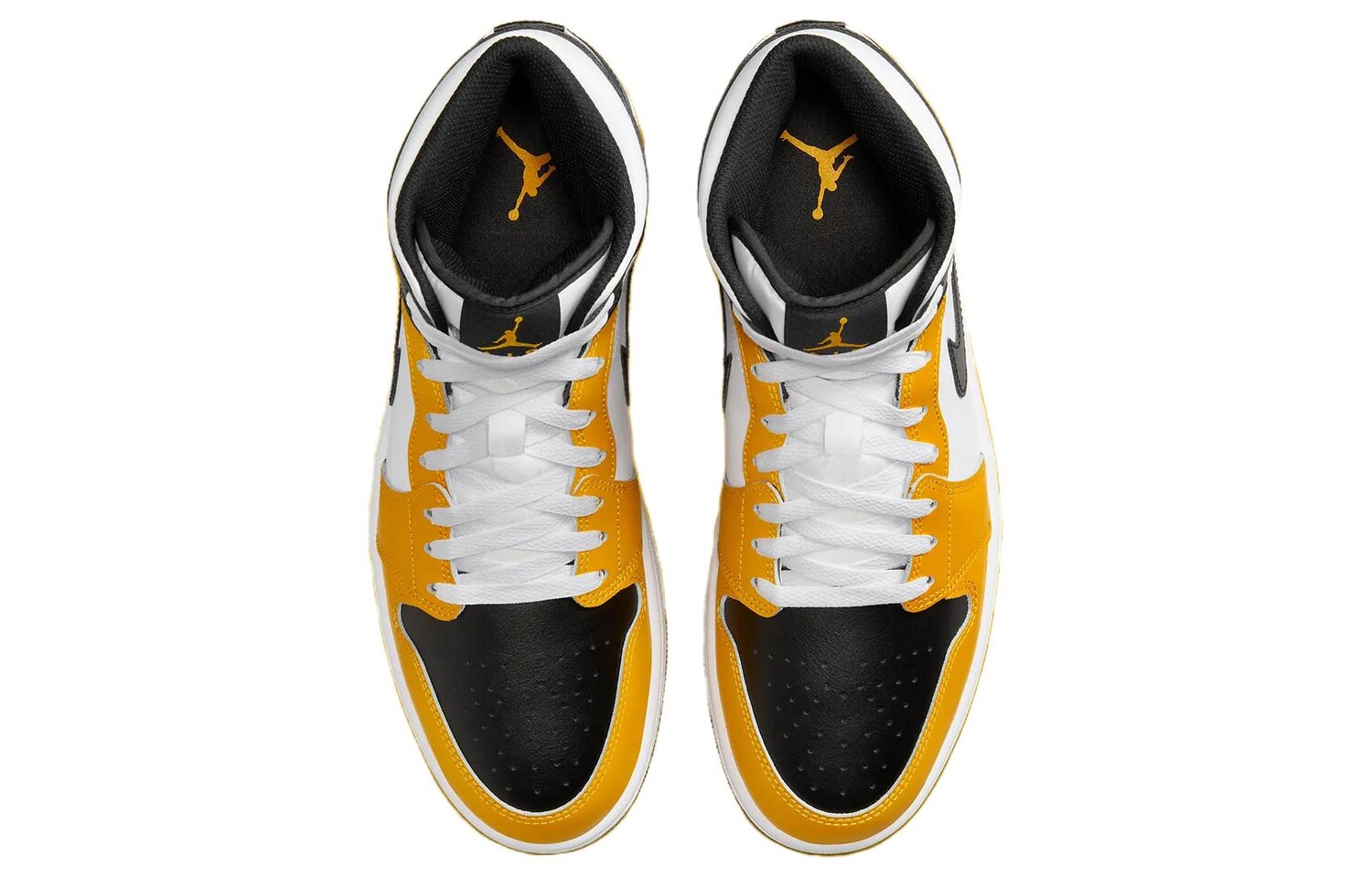 Кроссовки Air Jordan 1 Mid 'Yellow Ochre' — фото 2