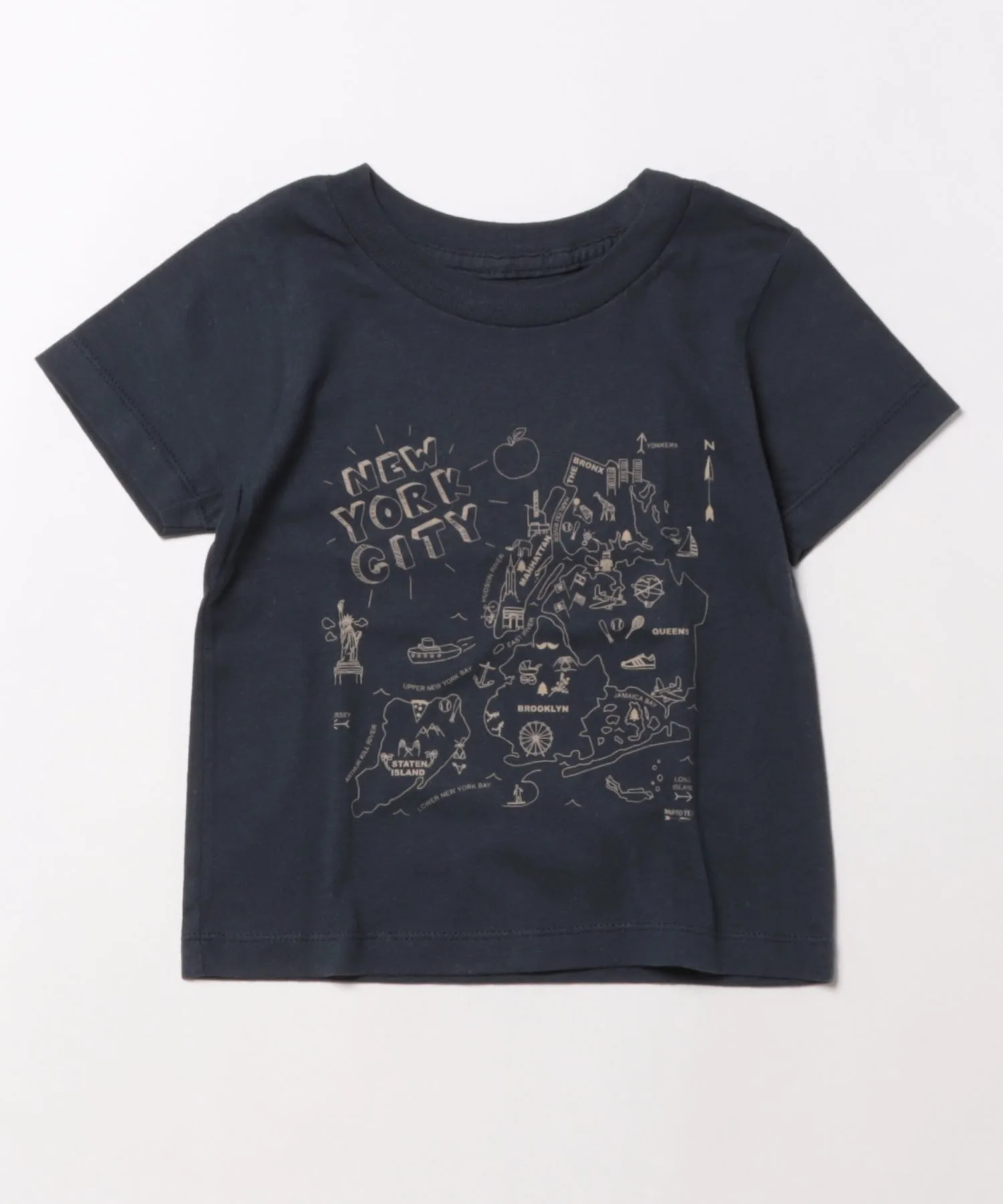 Детская футболка из 100% хлопка MAPTOTE #TT SS TEE Wonder apartment синяя