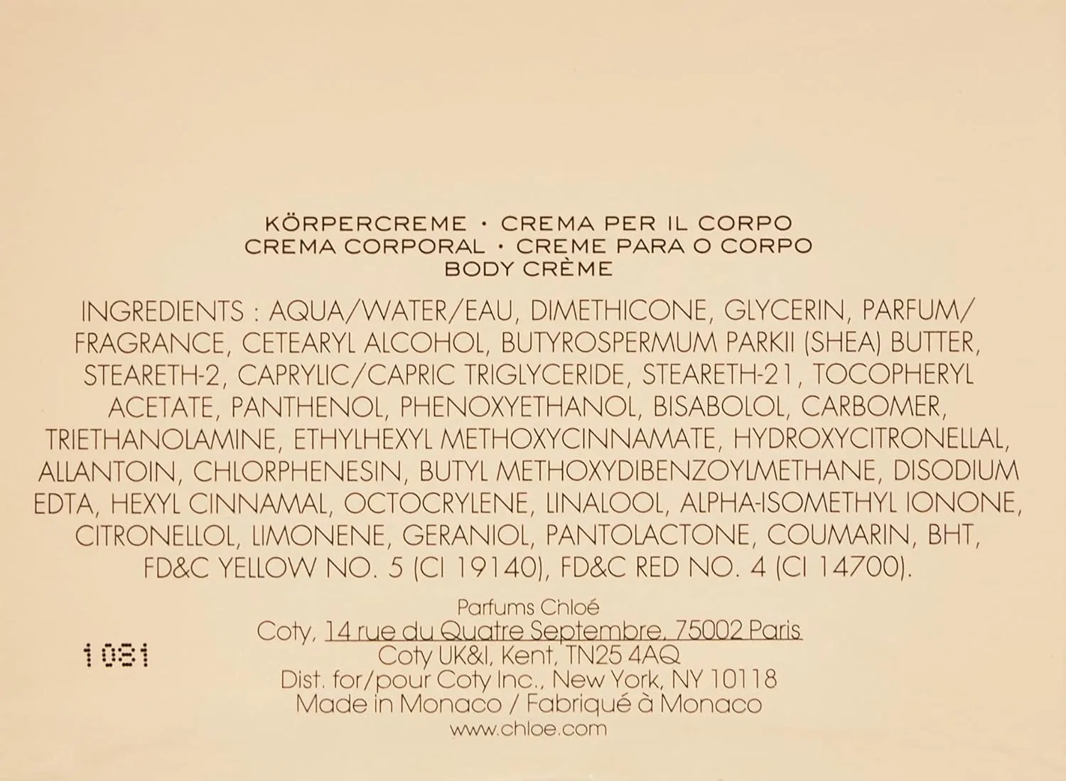 Крем для тела Chloe с ароматом флорального букета, 150 мл — фото 3