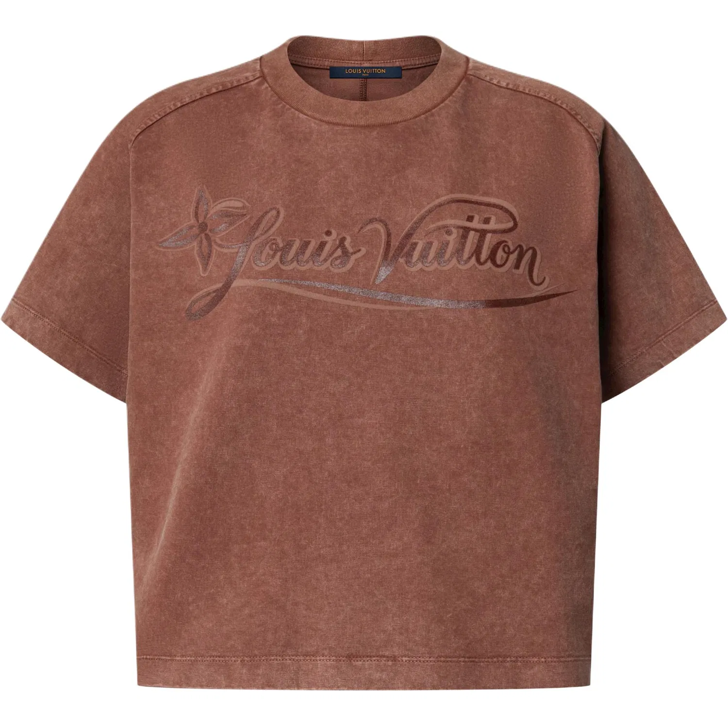 Футболка с рукавом реглан LOUIS VUITTON Brown
