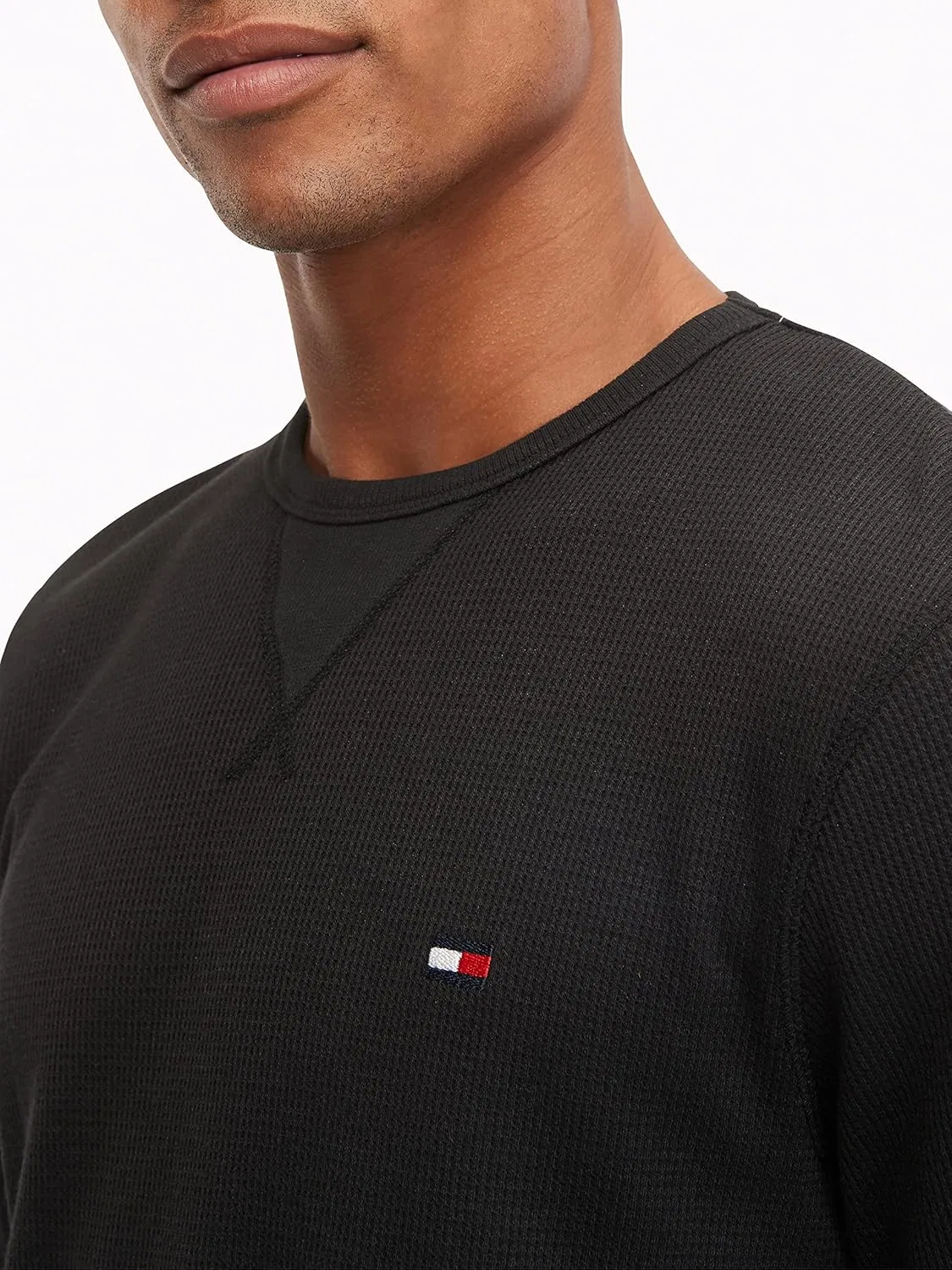 Пижамный топ Tommy Hilfiger черный — фото 3