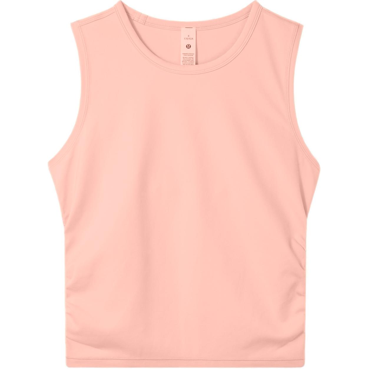 

Женская майка без рукавов Lululemon, розовый