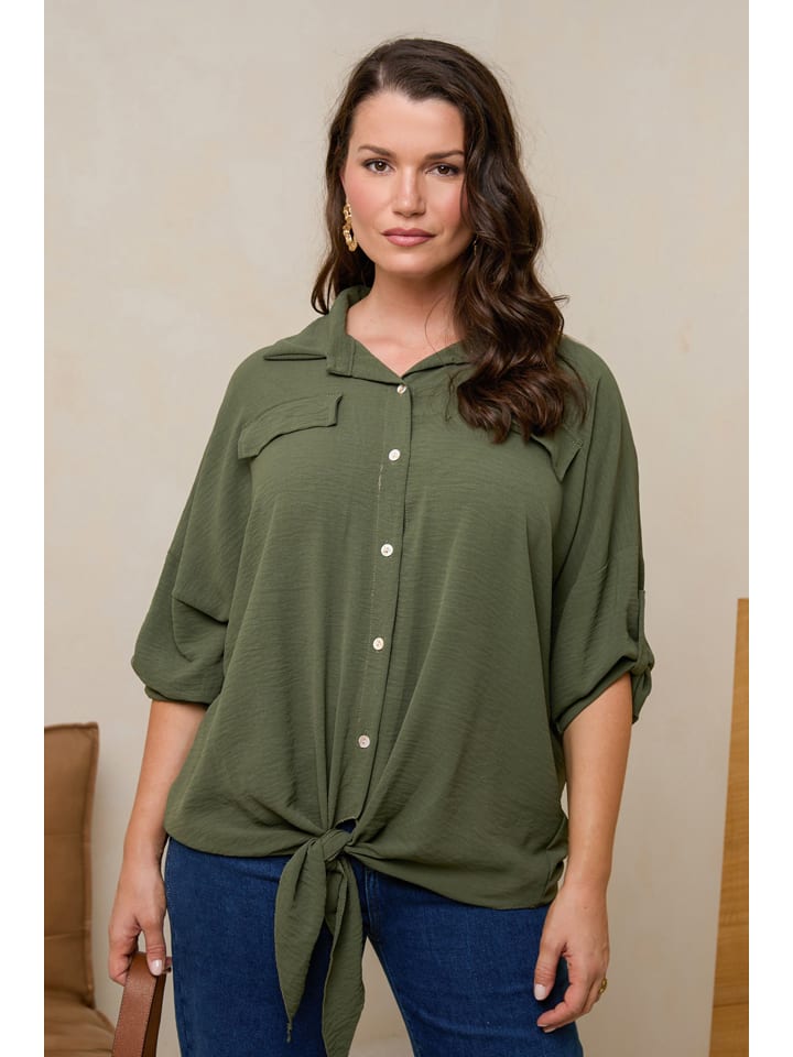 

Блуза Curvy Lady Bluse, хаки