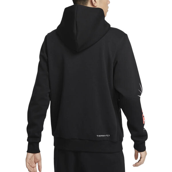 Толстовка standard issue hoodie 'black' Nike, черный — фото 2