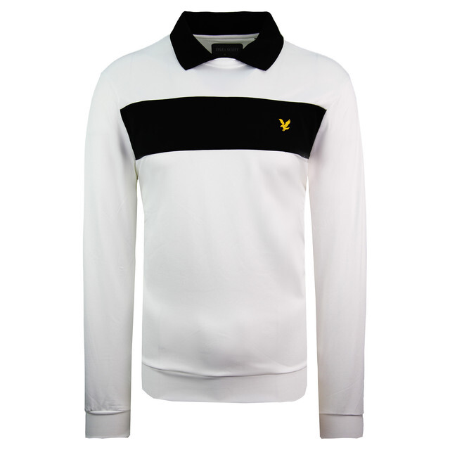 

Мужская белая футболка для гольфа Ventech Lyle & Scott, черный