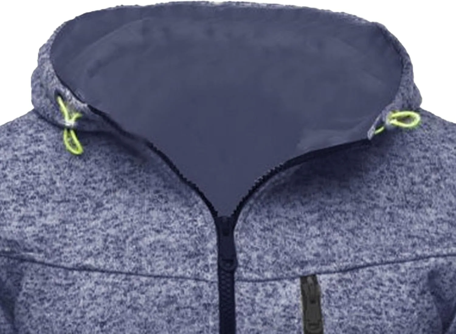 Мужская худи с молнией slim fit — фото 2