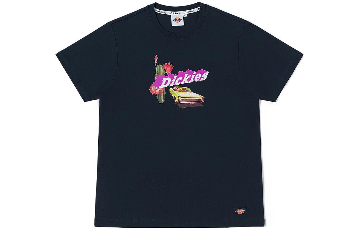 

Футболка унисекс темно-синяя Dickies, темно-синий