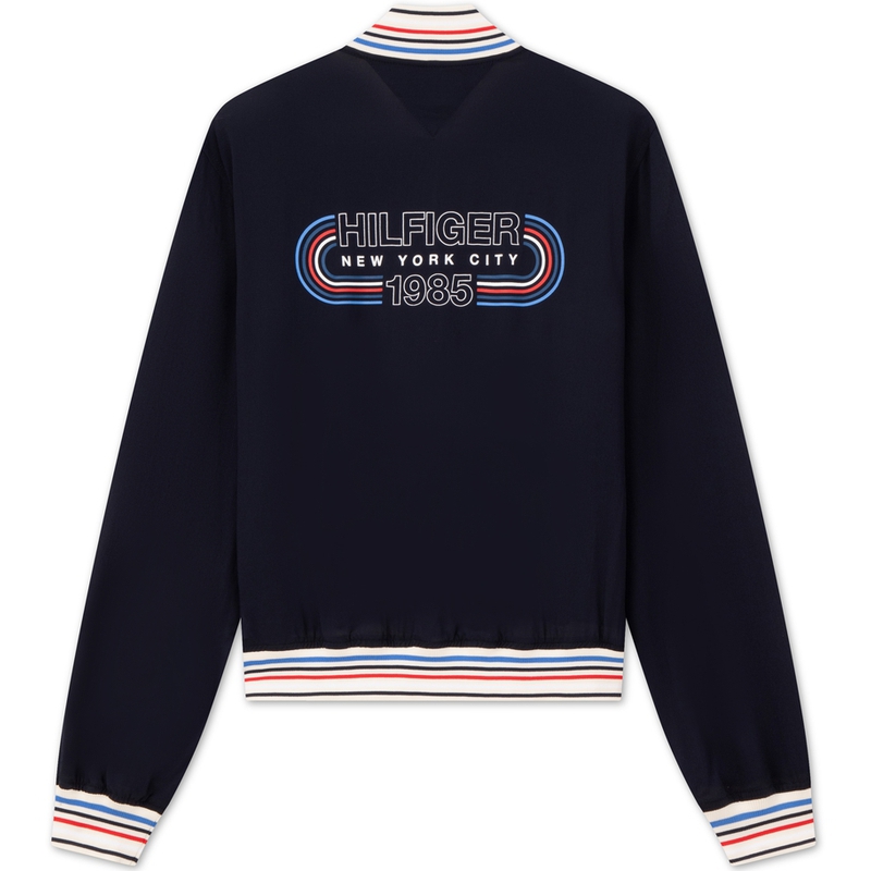 Tommy Hilfiger Куртка женская темно-синяя, Navy Blue DW5 — фото 4