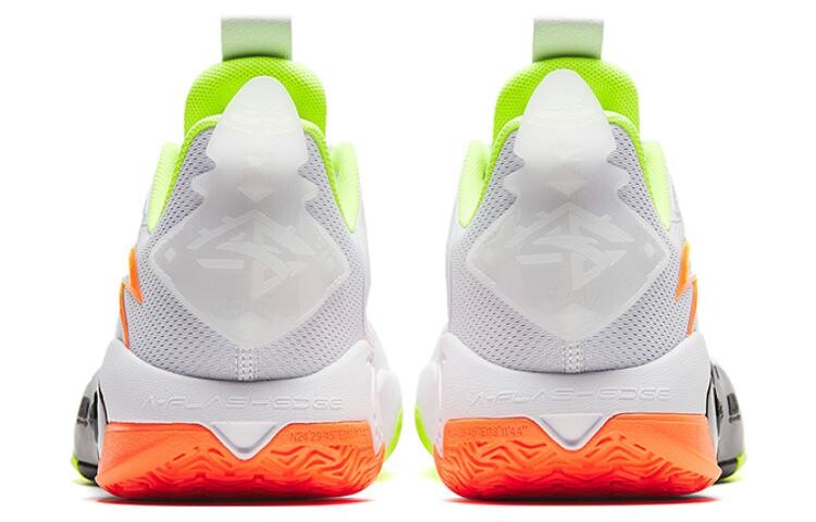 Кроссовки Anta Frenzy 5 Basketball, серый/зеленый/черный — фото 4