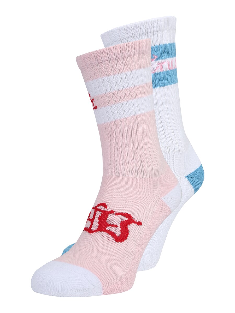 

Носки Mister Tee Socks Trust Wanted, цвет rose/white