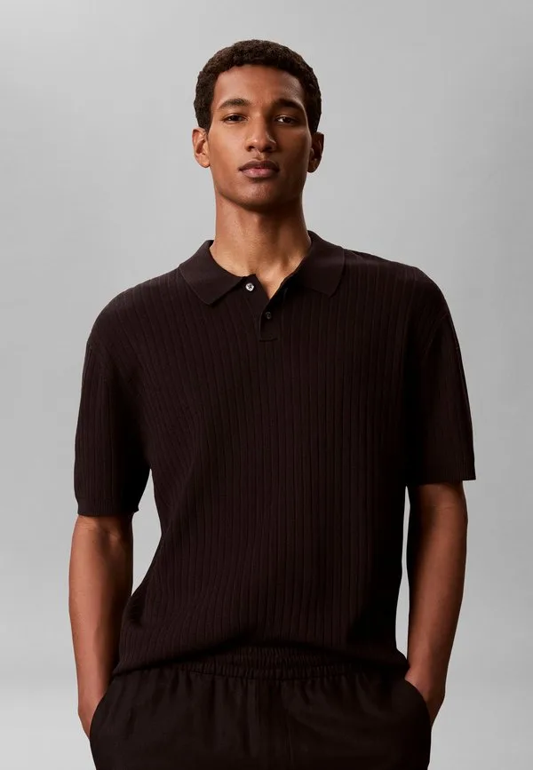 Легкая рубашка поло Calvin Klein, Black