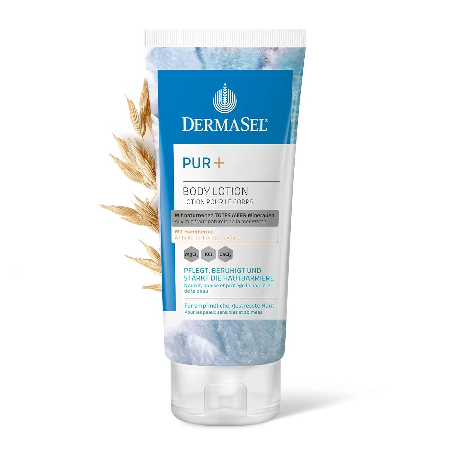 Увлажняющий лосьон для тела DermaSel Dead Sea PUR+ для чувствительной кожи Dermasel