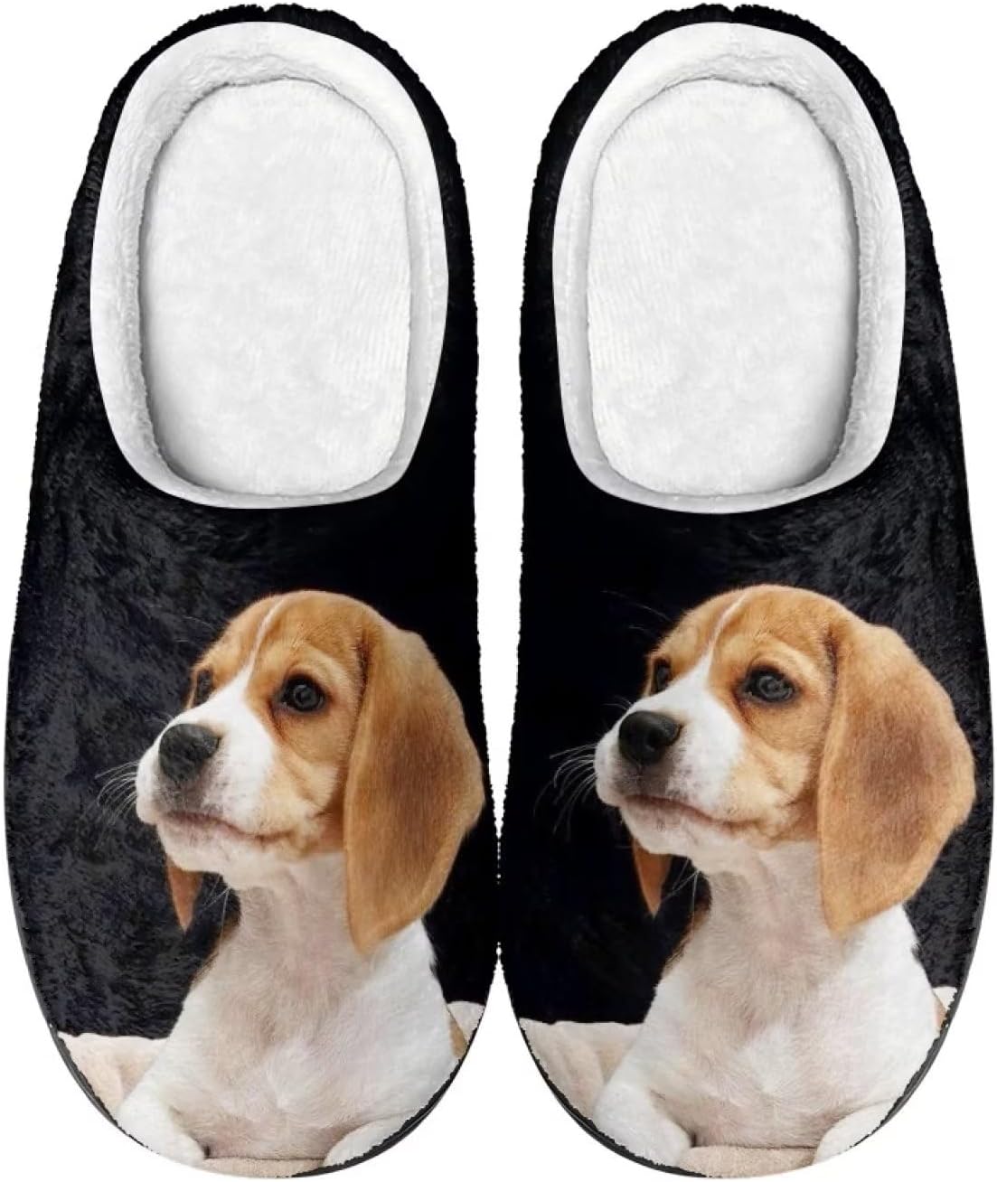 

Тапочки Scuff для женщин и мужчин, мягкие теплые пушистые тапочки, противоскользящие теплые тапочки для дома и улицы, удобные домашние тапочки Baxinh, черный