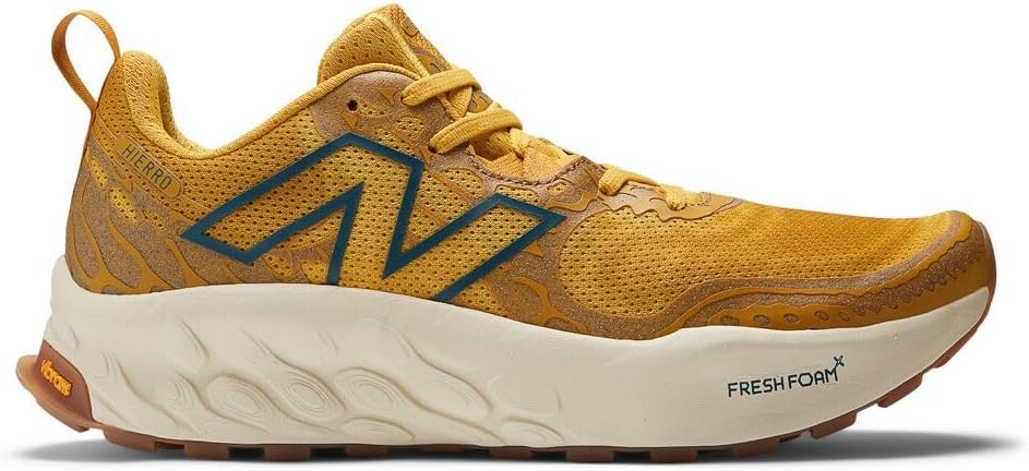 Мужские трейловые кроссовки New Balance Fresh Foam X Hierro V8, Butterscotch/Ginger Lemon/Deep Sea — фото 3