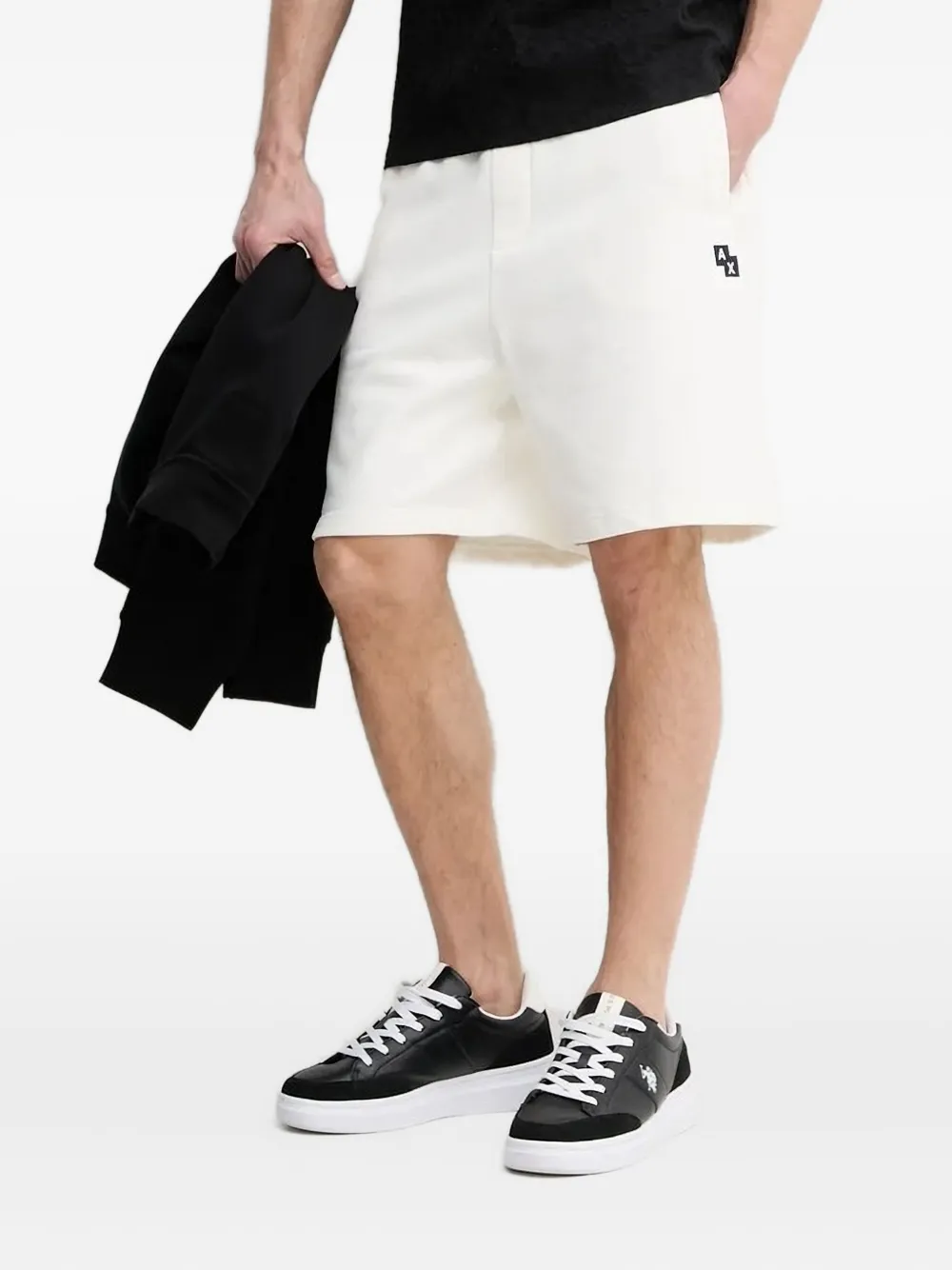 

Шорты с логотипом Armani Exchange, белый