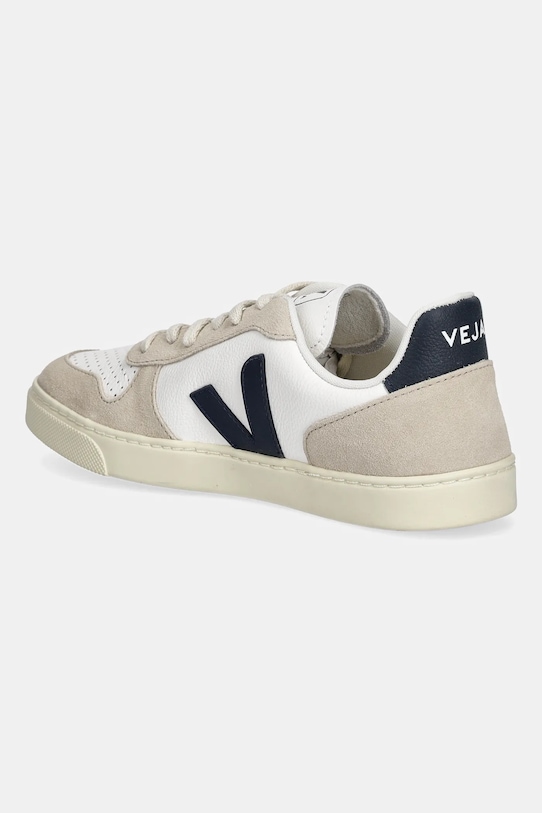 Маленькие кожаные кроссовки V-10 Laces Veja, бежевый — фото 3
