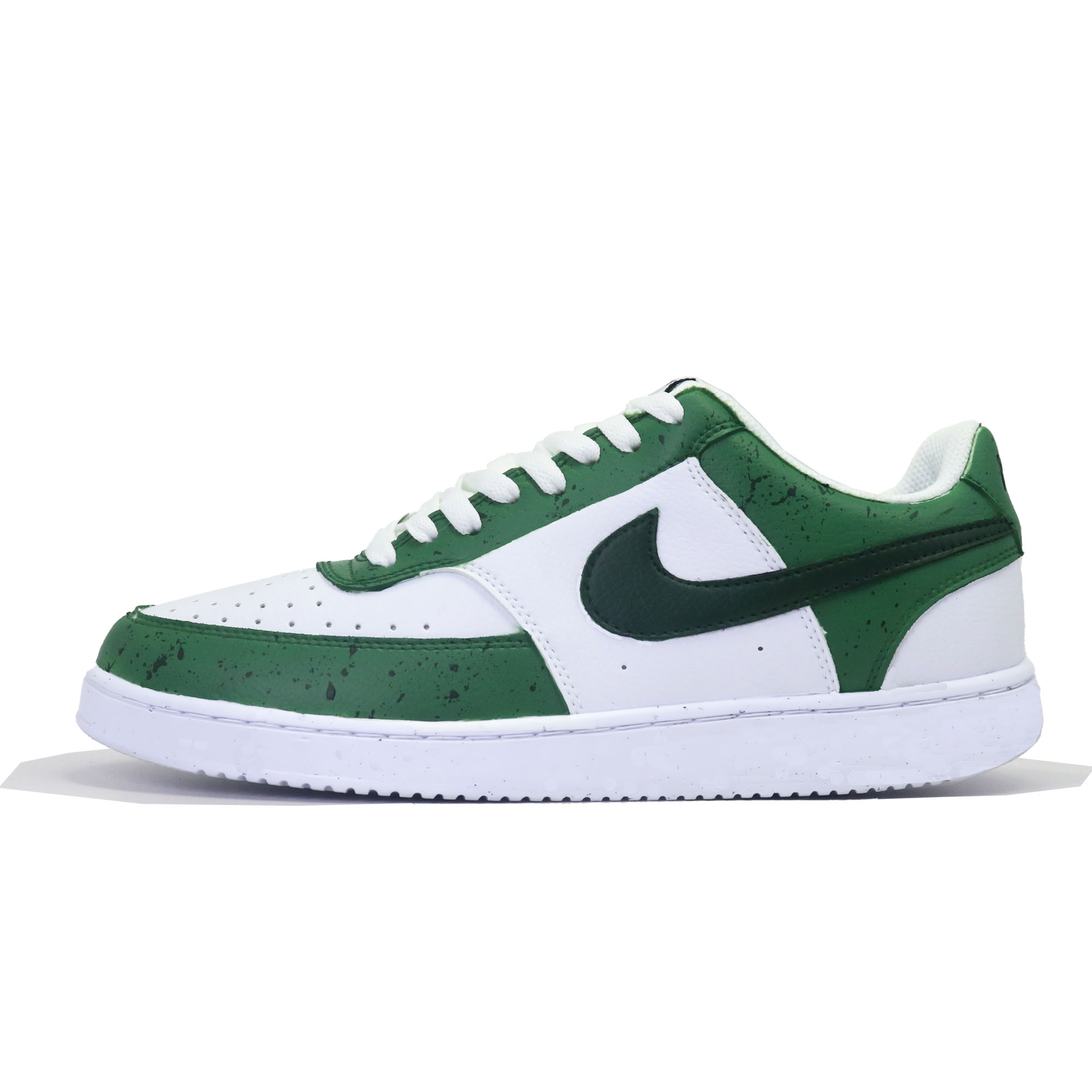

Nike Кроссовки для скейтбординга Court Vision, мужские, низкие, белые/зеленые