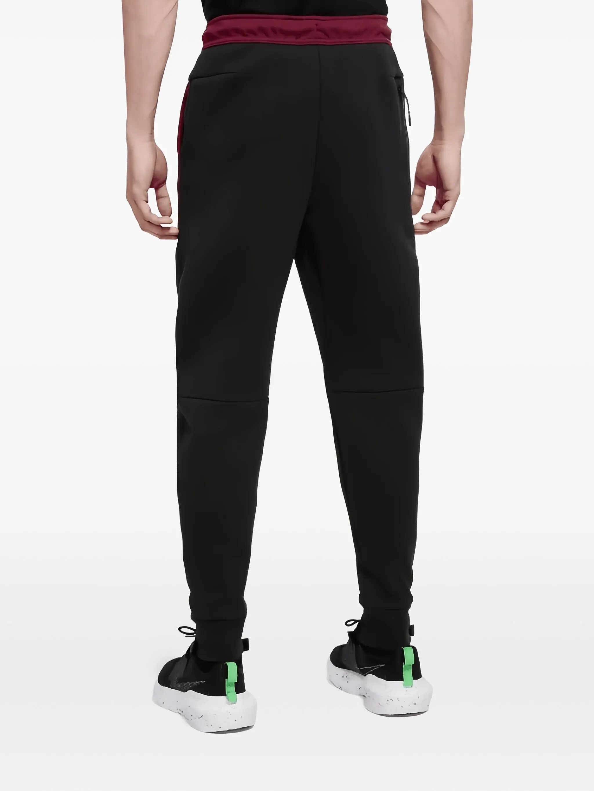 Спортивные брюки Tech Fleece со вставками Nike, красный — фото 2