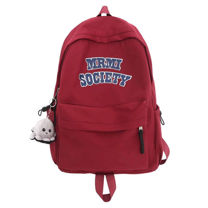 

Travel Нейлоновый рюкзак Regular Unisex черный/красный/белый/темно-синий/голубой, Red+Reversible Octopus Charm