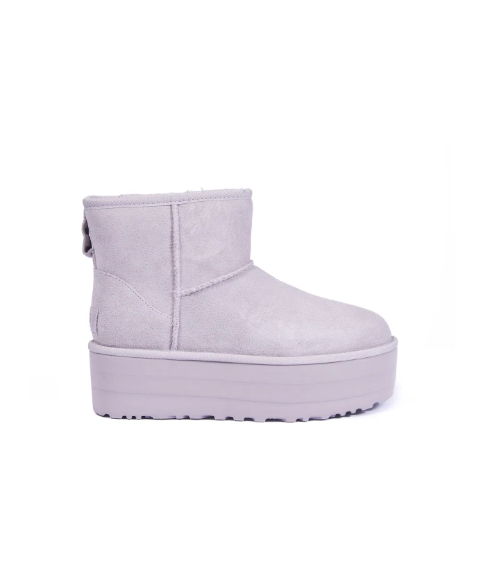

Классические женские мини сапоги на платформе. Ugg, фиолетовый