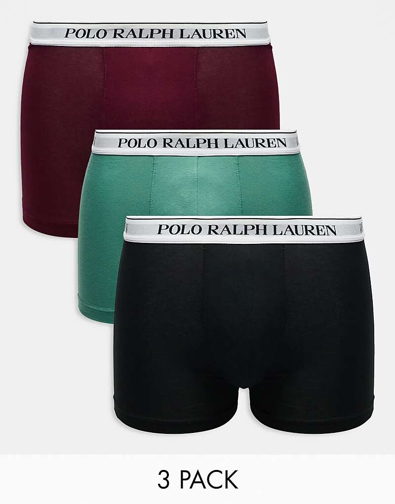 

Комплект из трех трусов Polo Ralph Lauren разных цветов с поясом с логотипом