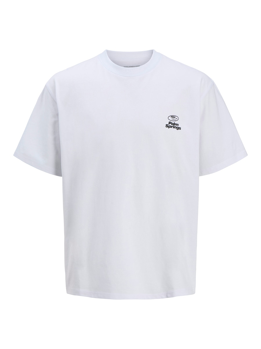 Рубашка Jack & Jones Junior JCORETREAT TYPOGRAPHIC, белый