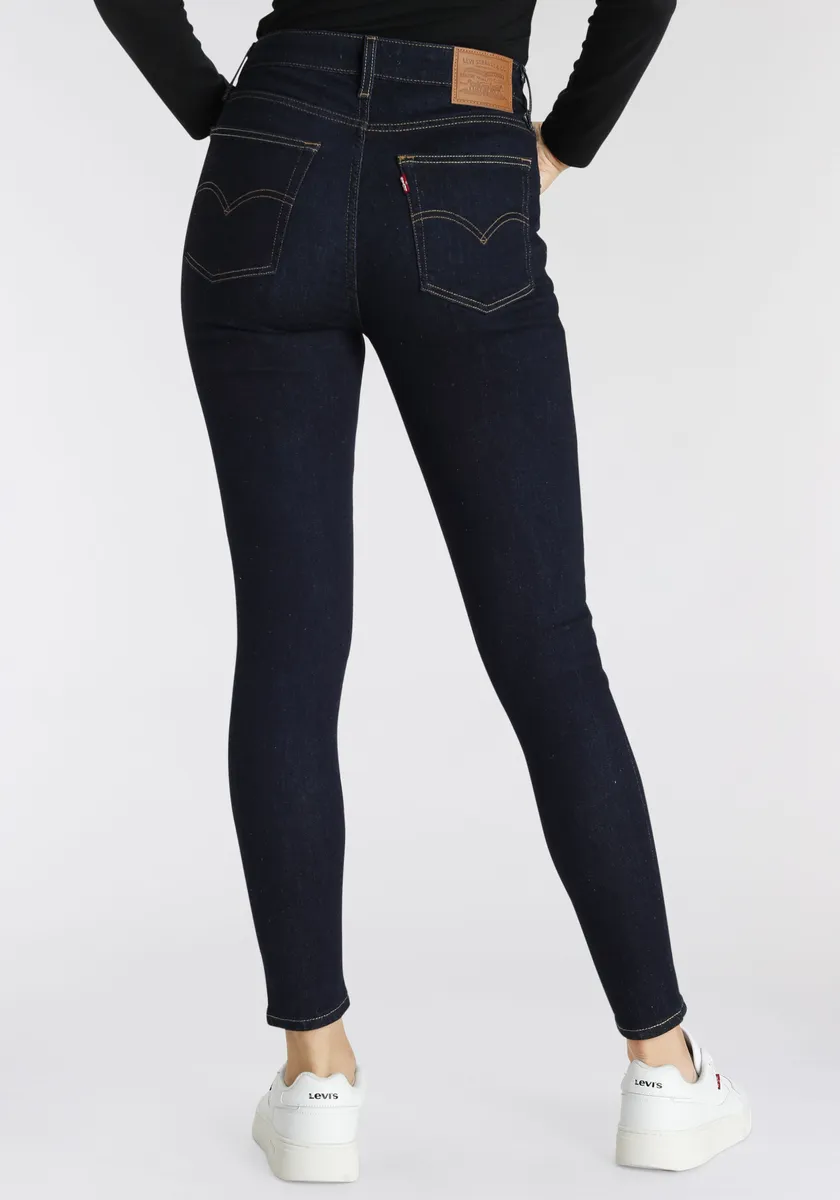 Джинсы Levi's скинни "721 High Rise Skinny" с высоким поясом, джинсовый — фото 2