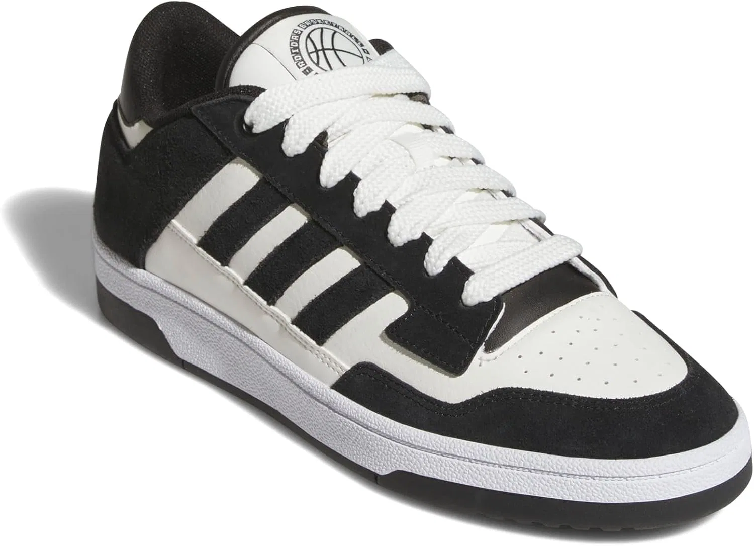 Унисекс кроссовки Adidas Rapid Court Low, Core Black Cloud White Ftwr White — фото 3