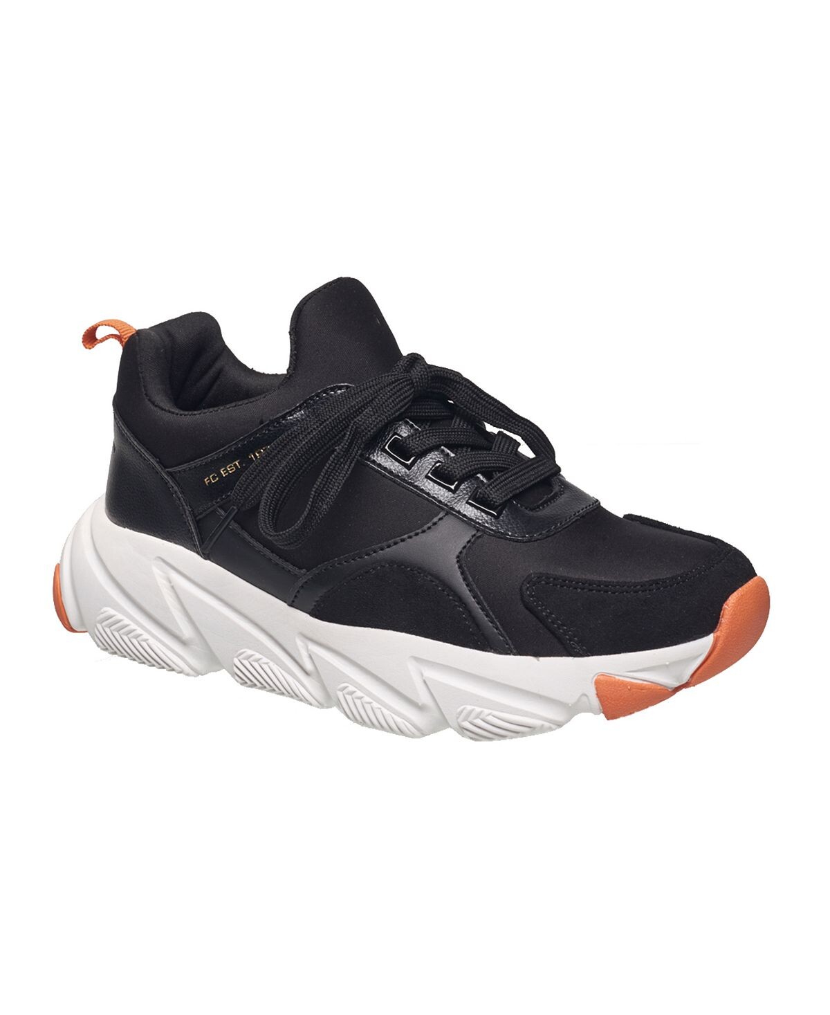 

Женские кроссовки Riley Chunky Sporty на шнуровке French Connection, черный