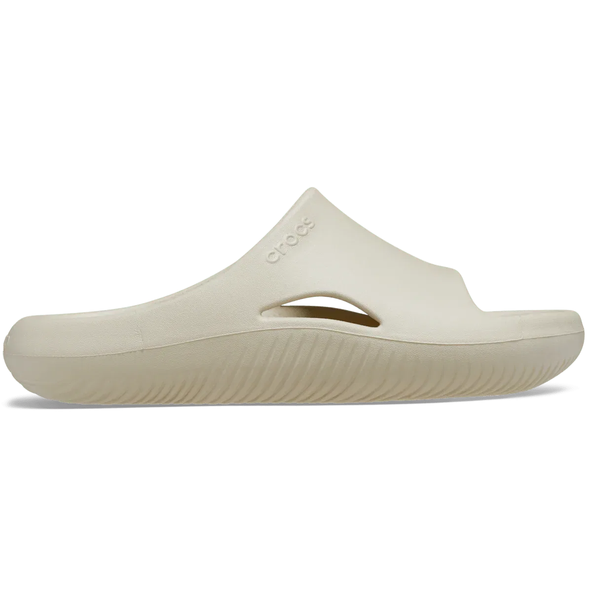 Mellow Recovery Slide Crocs, Bone