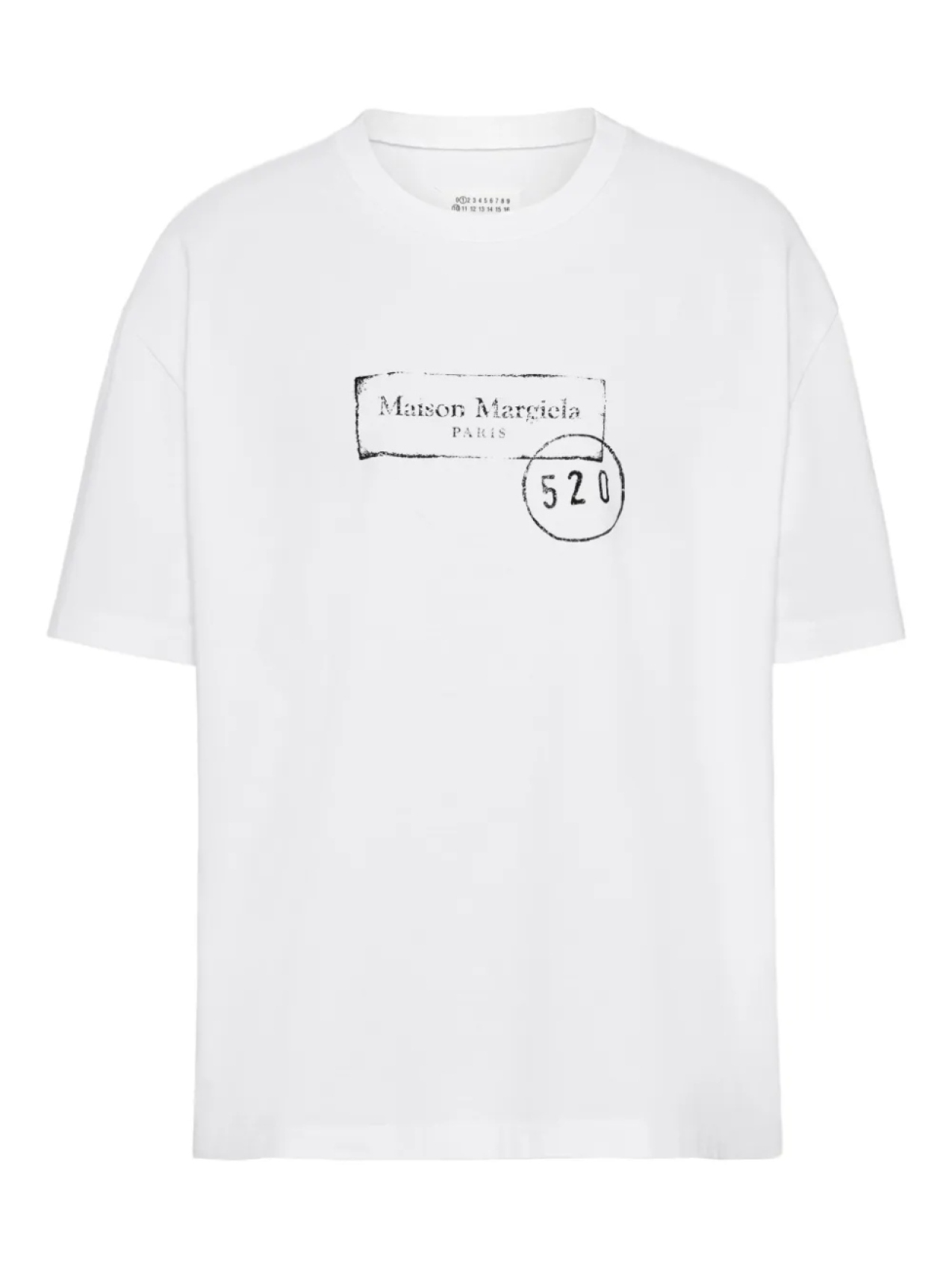 

Футболка с логотипом Maison Margiela, белый