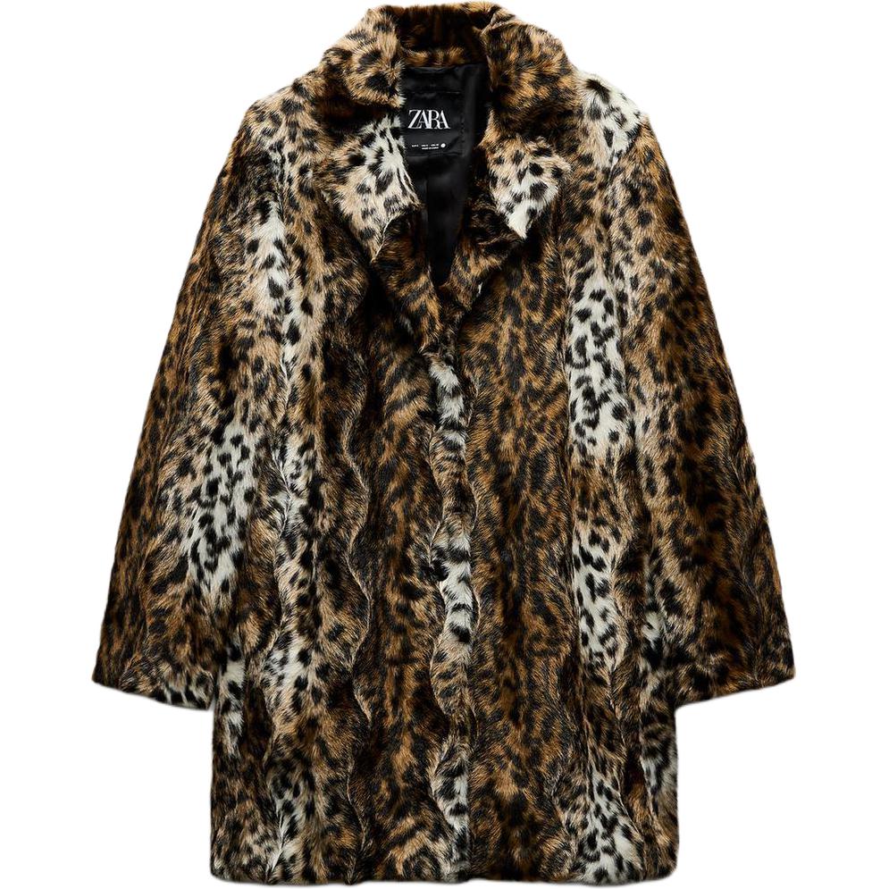 

ZARA Куртка ZW Series с леопардовым принтом, Leopard Print