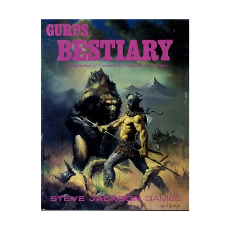 

Bestiary (1st Edition), GURPS (1st-3rd Edition) - Creatures, мягкая обложка