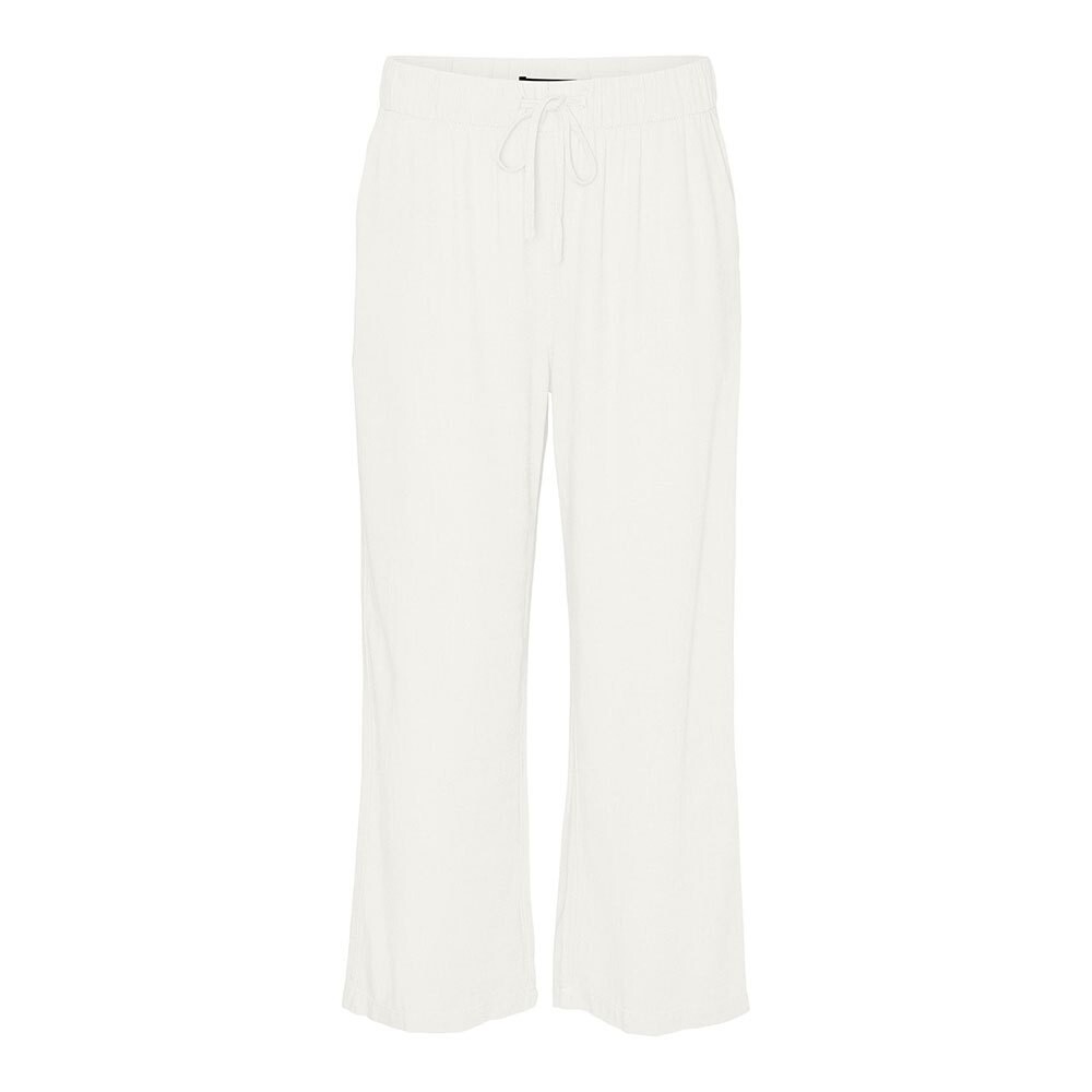 

Брюки Vero Moda Line Cropped Linen Mix, белый
