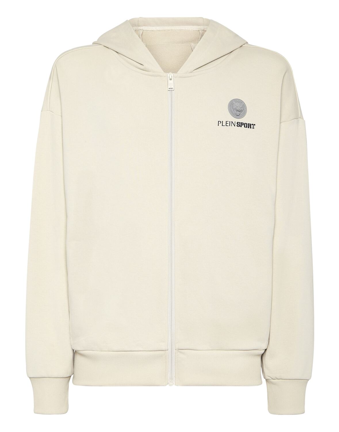 

Plein Sport Худи на молнии 'Scratch' в бежевом цвете