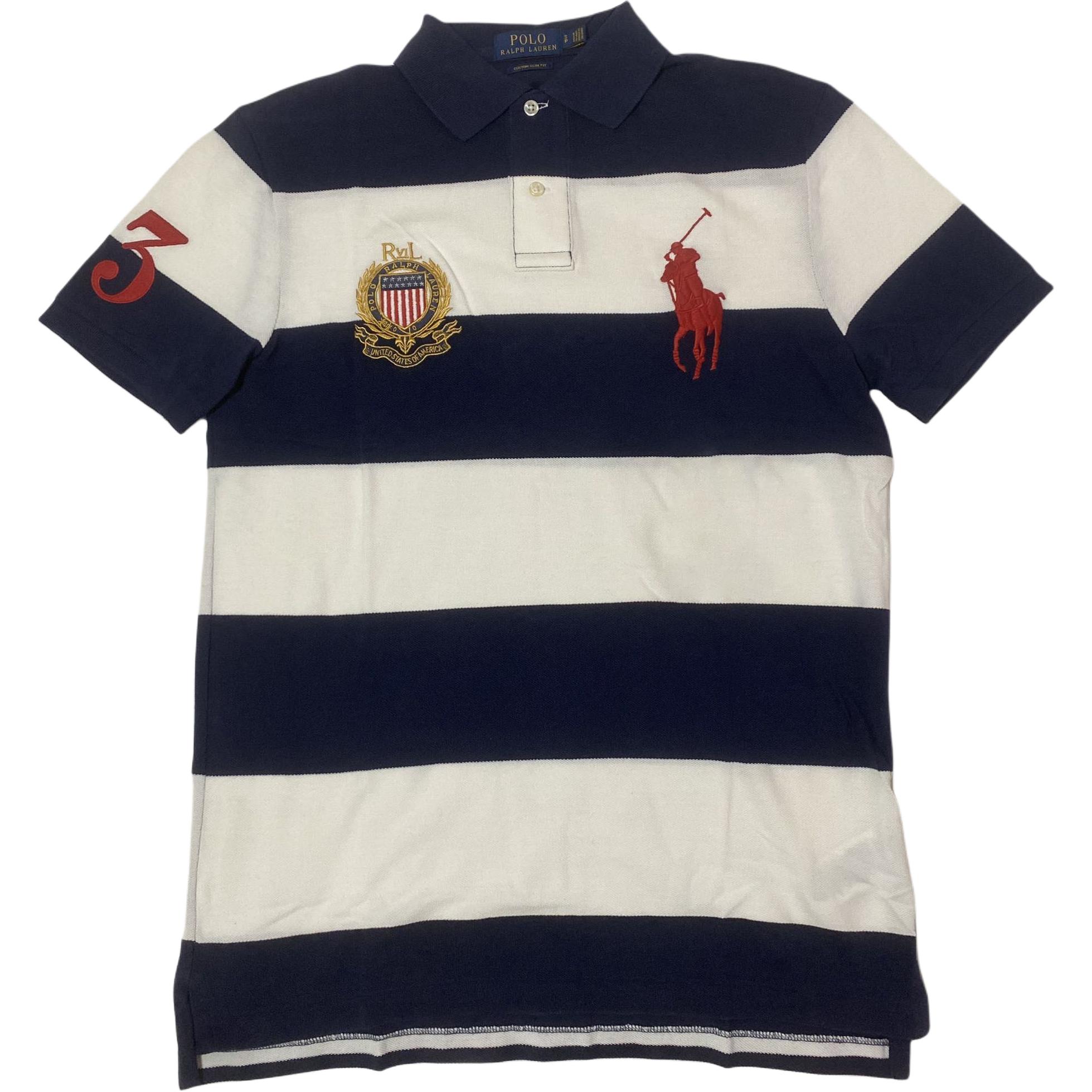 

Polo Ralph Lauren Синяя поло для мужчин, Синий, Polo Ralph Lauren Синяя поло для мужчин