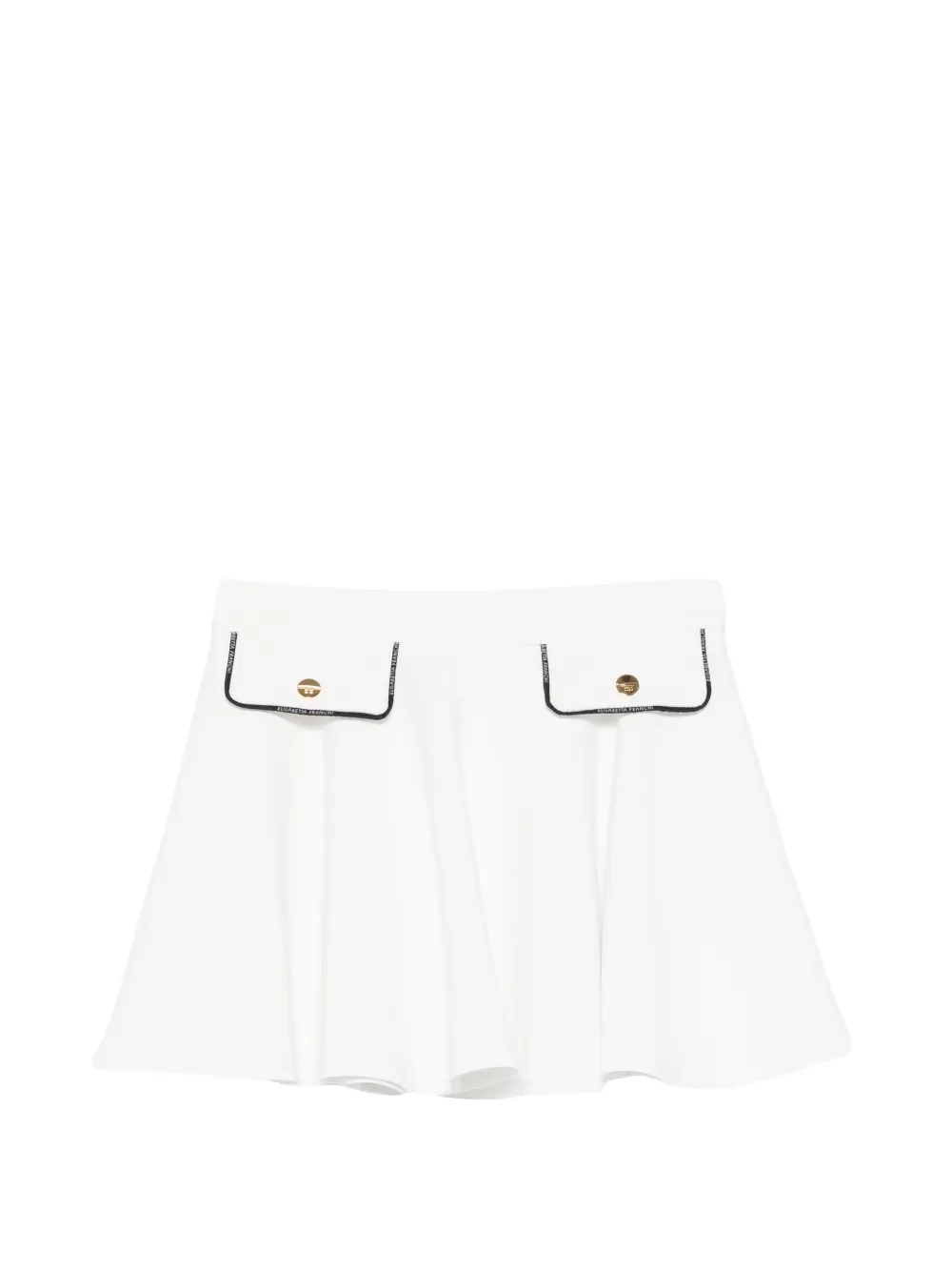 

Юбка с карманами Elisabetta Franchi La Mia Bambina, белый