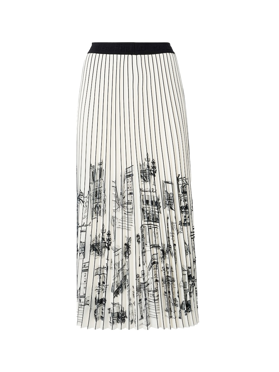 

Юбка Karl Lagerfeld PARIS, от белого