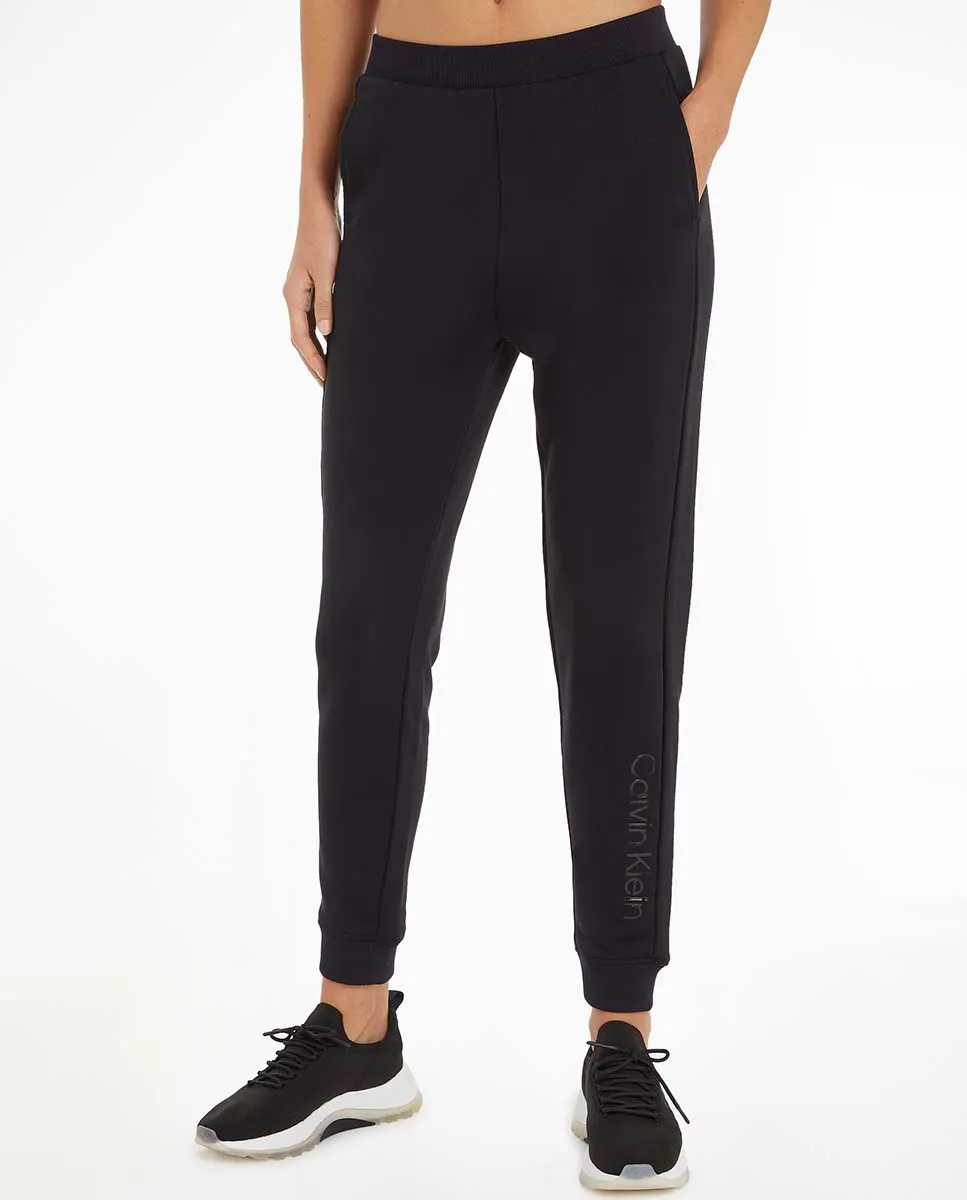 

Спортивные брюки из французской махры Calvin Klein, черный