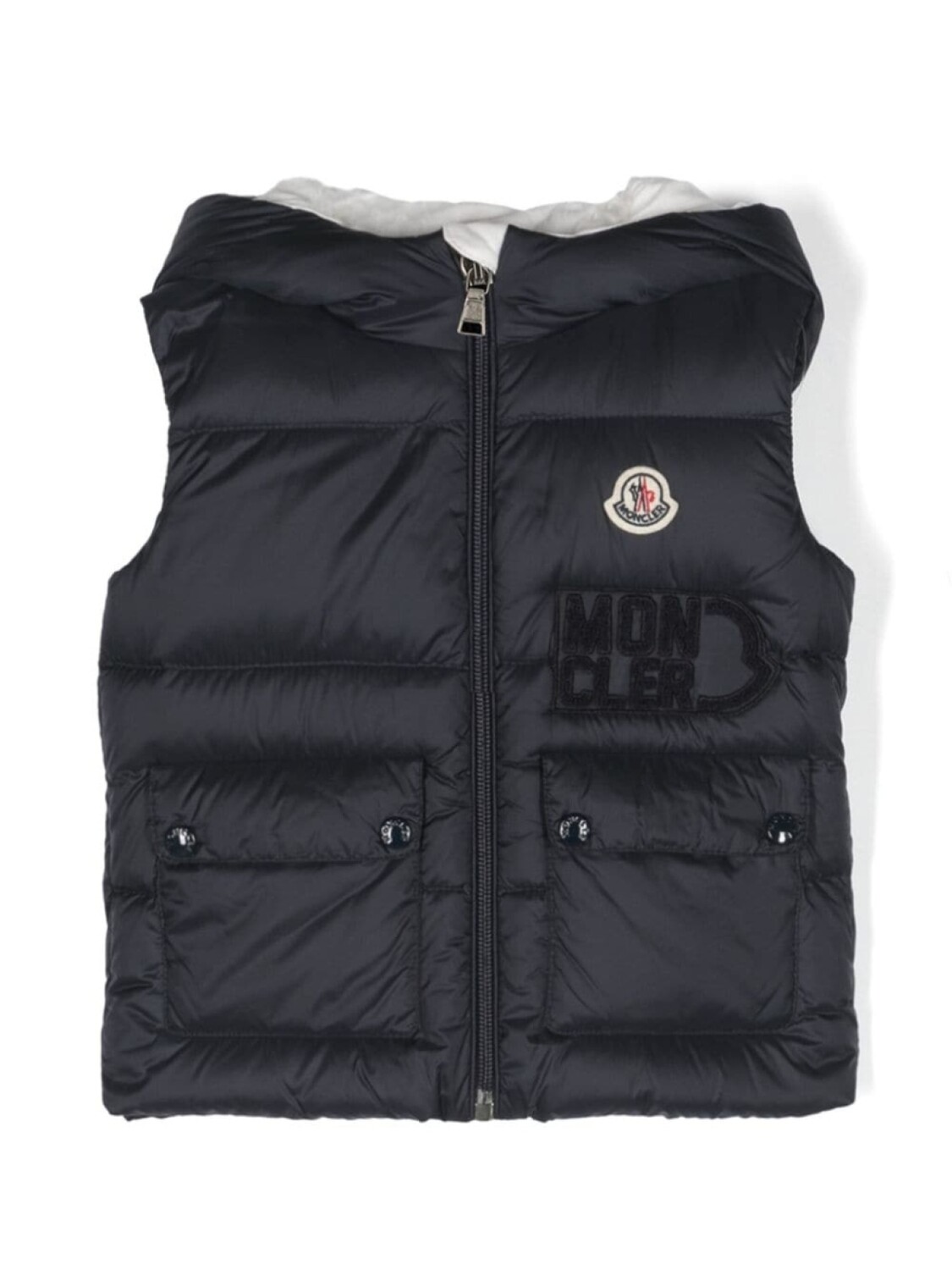 

Moncler Enfant дутый жилет Amy, синий