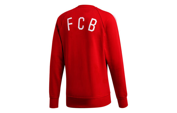 Толстовка с капюшоном fcb gra cr swt bayern munich футбольная толстовка мужская красная Adidas, красный — фото 2