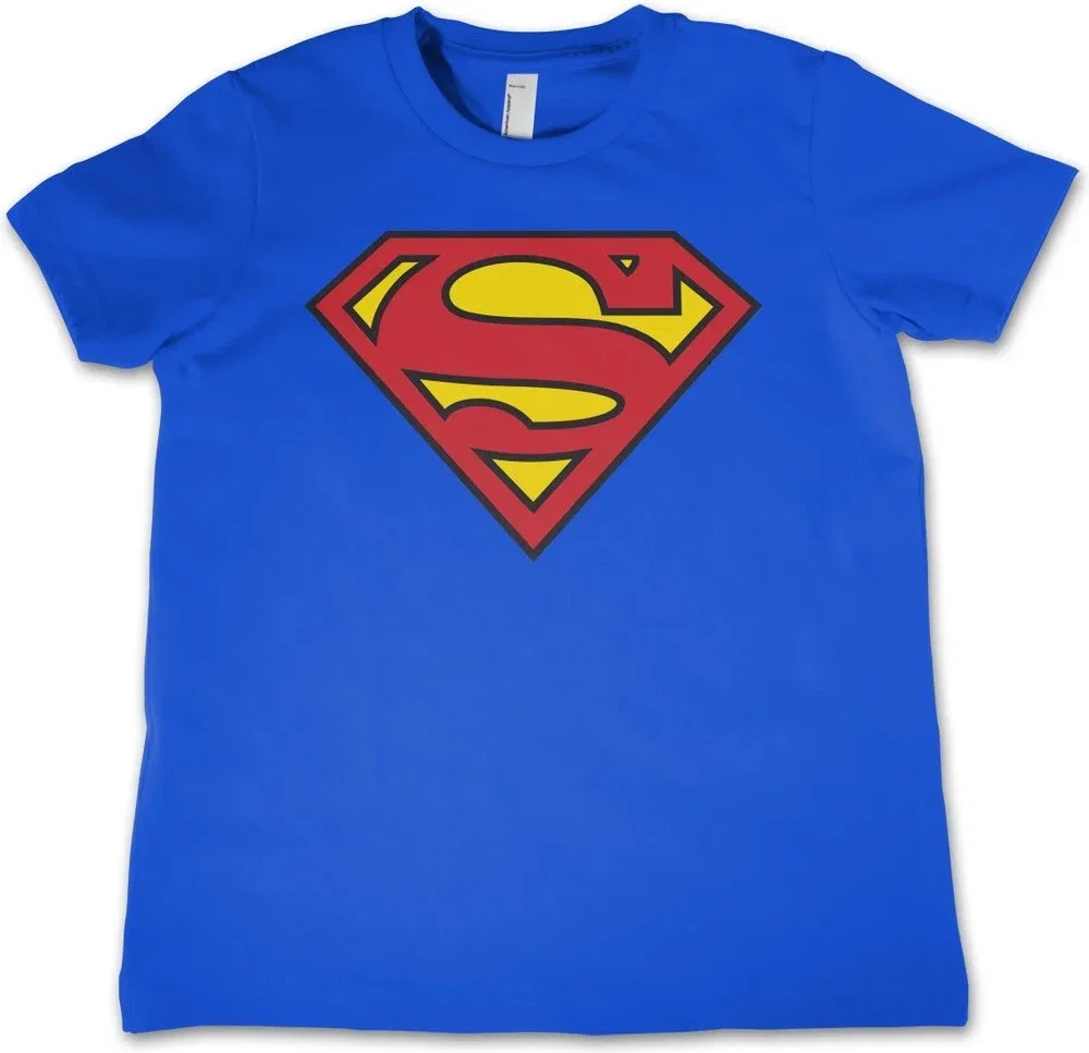 Футболка с принтом Superman, синий