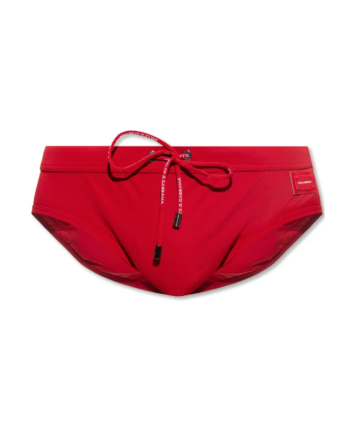 

Плавки с логотипом Dolce & Gabbana, красный