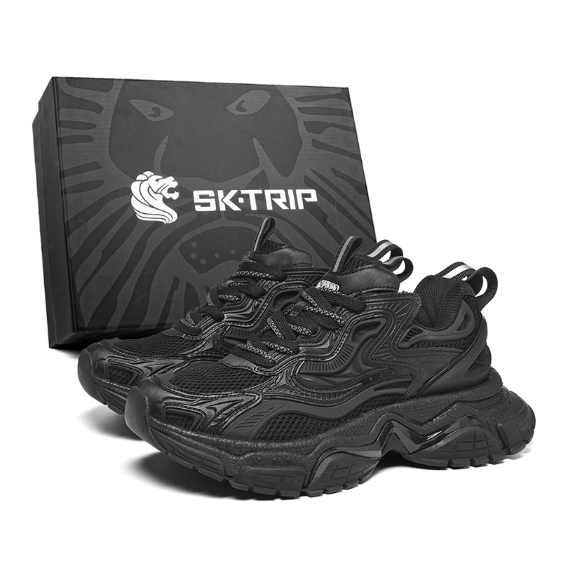 SK.TRIP Кроссовки Crossbow Series Bow And Arrow 4 Low-Top Chunky Unisex - Jet Black (Bow and Arrow 5), цвет Jet Black (Bow and Arrow 5) — фото 4