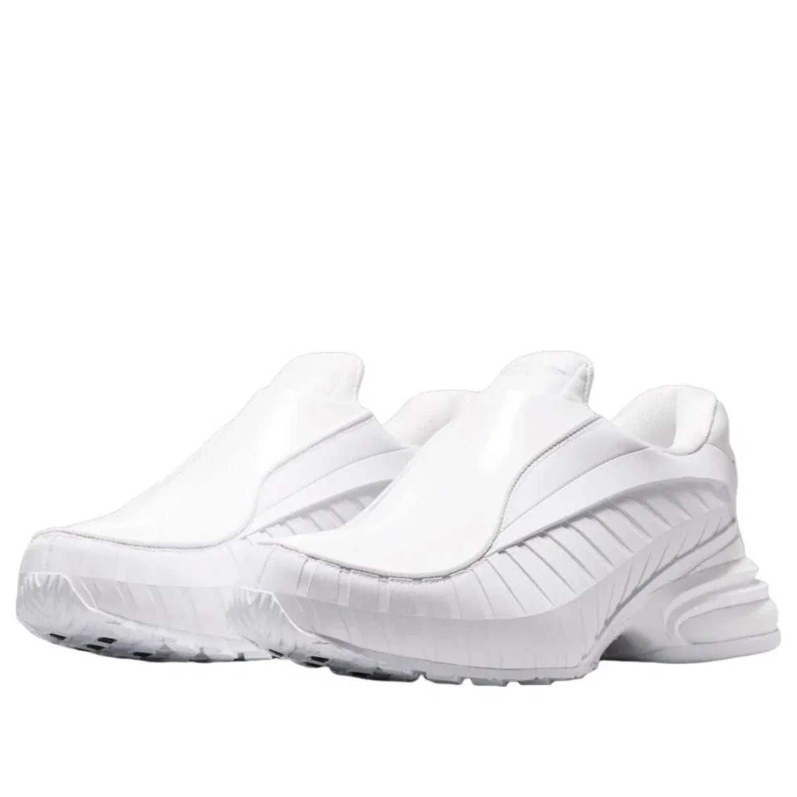 Кроссовки Nike x COMME des GARCONS HOMME PLUS Air Max Dolce 'Triple White' IQ5171-100, белый — фото 2
