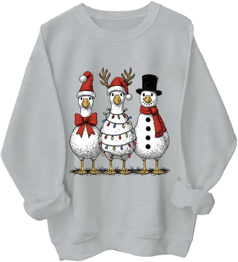 

Свитшот с рождественским гусем Just A Jolly Goose FIMIBK