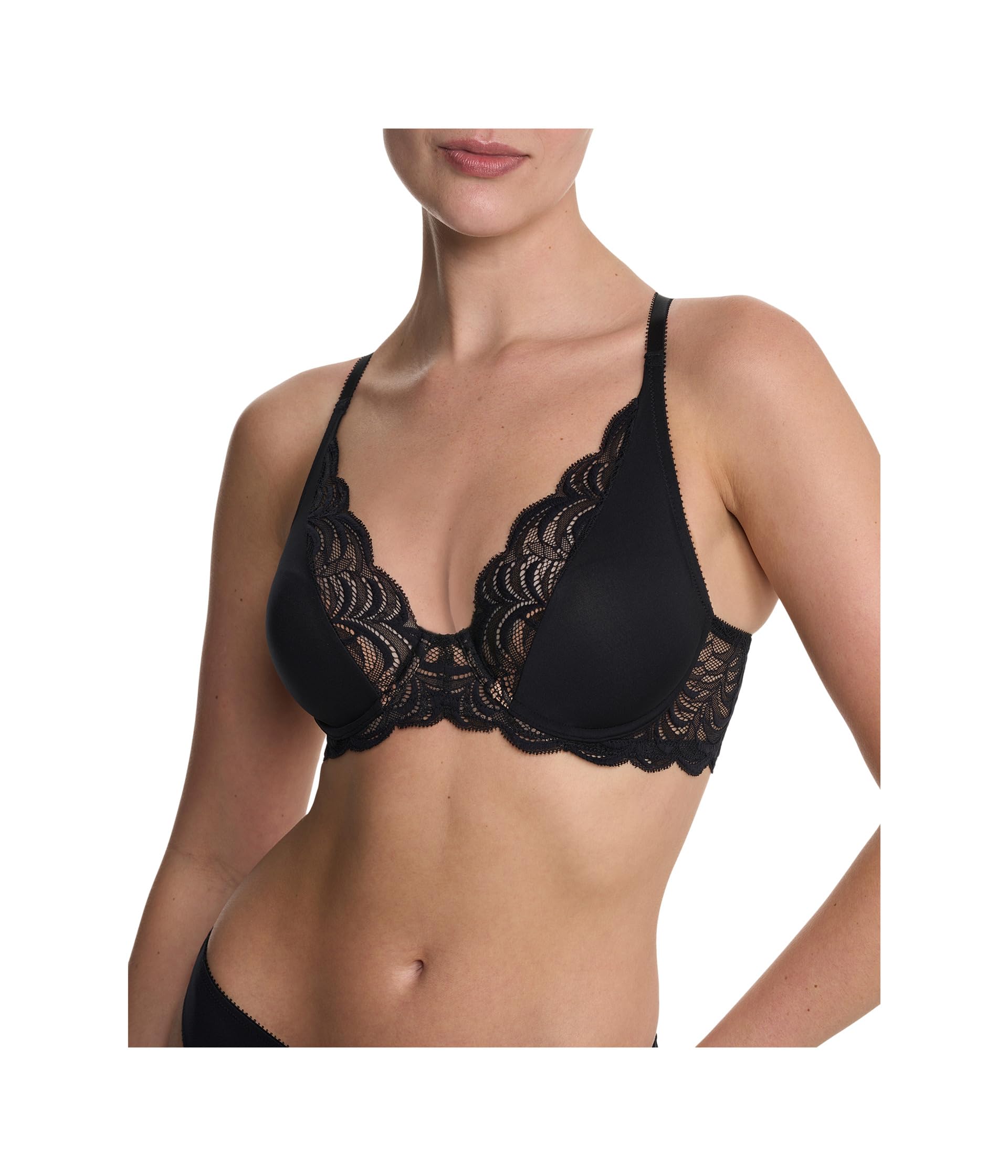 

Бюстгальтер Natori Persuasion Convertible Plunge T-shirt Bra, черный